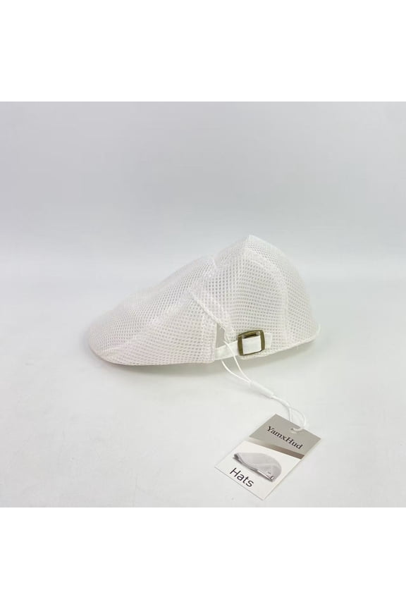 Hats,Men's Mesh Cap Breathable Summer Newsboy Hat Adjustable Beret Ivy Cap Irish Cabbie Driving Hunting Hats