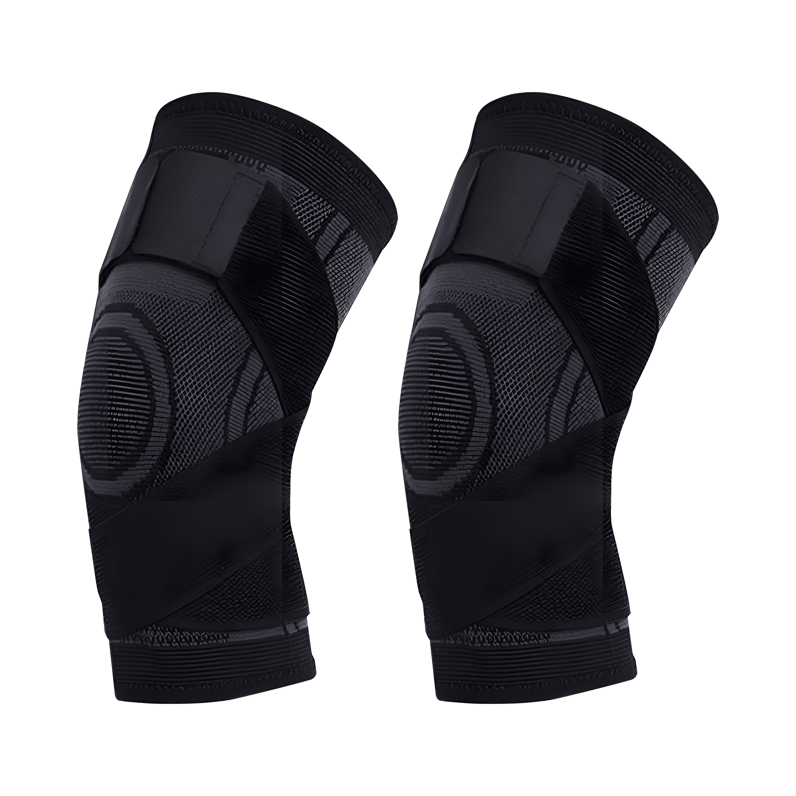 Yamyone Knee Brace, Knee Braces for Knee Pain for Men 2 Pack, Knee Care Compression Knee Sleeve, Sport Injury and Pain Relief with Elastic Bandage