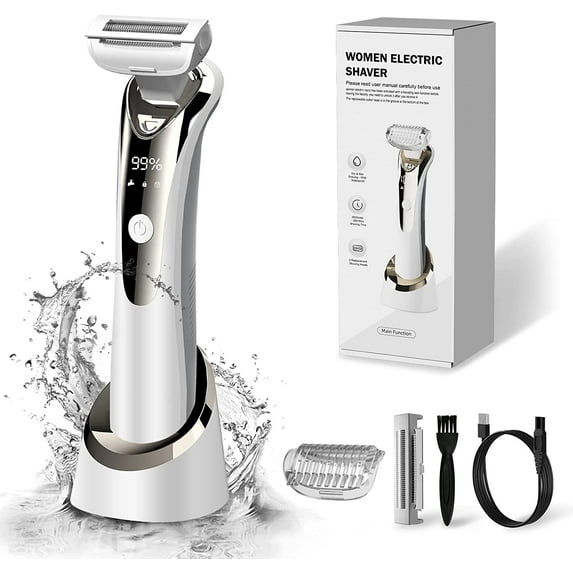 Yamyone Super Powerful Electric Razors for Women,  Waterproof Safe Cordless Rechargeable Flawless Face Shavers, Bikini Trimmer  for Ladies Pubic Hair