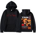 thumbnail image 1 of Yan Block 2025 Graphic Pullover Hoodie - Unisex Oversized Soft Fleece Fall Winter Trendy Streetwear, 1 of 6