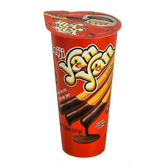 Yan Yan Chocolate Cream Snack, 2-Ounce Cups (Pack of 20)