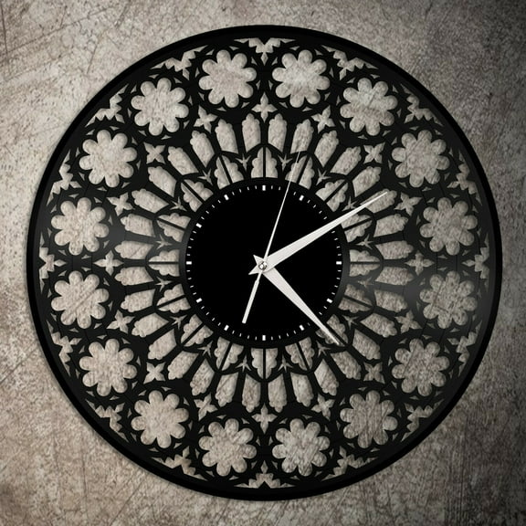 YanGxx Gothic Style Vinyl Wall Clock Record Unique Gift for Friends Room Decoration Vintage Design Office Bar Room Home Decor