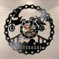 thumbnail image 1 of YanGxx Motocross Racing Brappp Decor Modern Wall Clock Dirtbike Trick Riding Vinyl Record Clock Freestyle Motorcycle Racing Riders Gift, 1 of 6