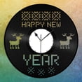 thumbnail image 1 of YanGxx Pixel Christmas Vinyl Wall Clock Unique Gift for Christmas Kids Room Decoration Vintage Design Office Bar Room Home Decor, 1 of 7