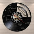 thumbnail image 1 of YanGxx Science Decor Math Equation Wall Clock Algebra Geometry Vinyl Record Wall Clock Math Formula Decorative Wall Watch Teachers Gift, 1 of 6