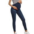 thumbnail image 1 of YanHong Maternity Pants Pregnant Women Clothing Denim Pants Pants Pregnant Women's Pants Blue L, 1 of 6