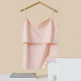 thumbnail image 1 of YanHong Nursing Tops Plus Size Spring Summer Cotton Pregnant Women's Solid Color Nursing Sling Tops with Flip Up Comfortable Tops Camisoles for Women Pink XL, 1 of 3