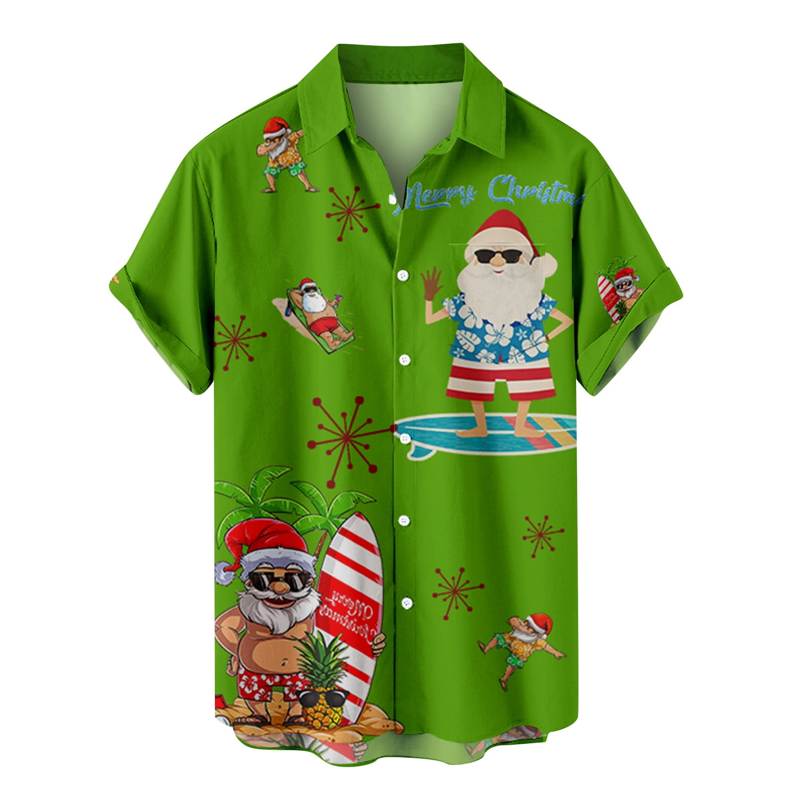 YanHoo Christmas Polo Shirts for Men Men Christmas Shirts Cute Funny Ugly Christmas Graphic