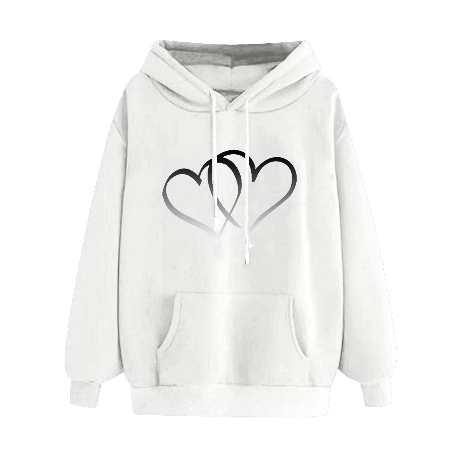 YanHoo Fall Clearance Prime Sale Womens Graphic Hoodies Teen Girls Back to School Long Sleeve Sweatshirts Pullover Tops Walmart