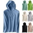thumbnail image 1 of YanHoo Hoodies for Women Knit Long Sleeve Hooded Sweatshirts Lightweight Athletic Pullover Tops Fall Casual Clothes, 1 of 8