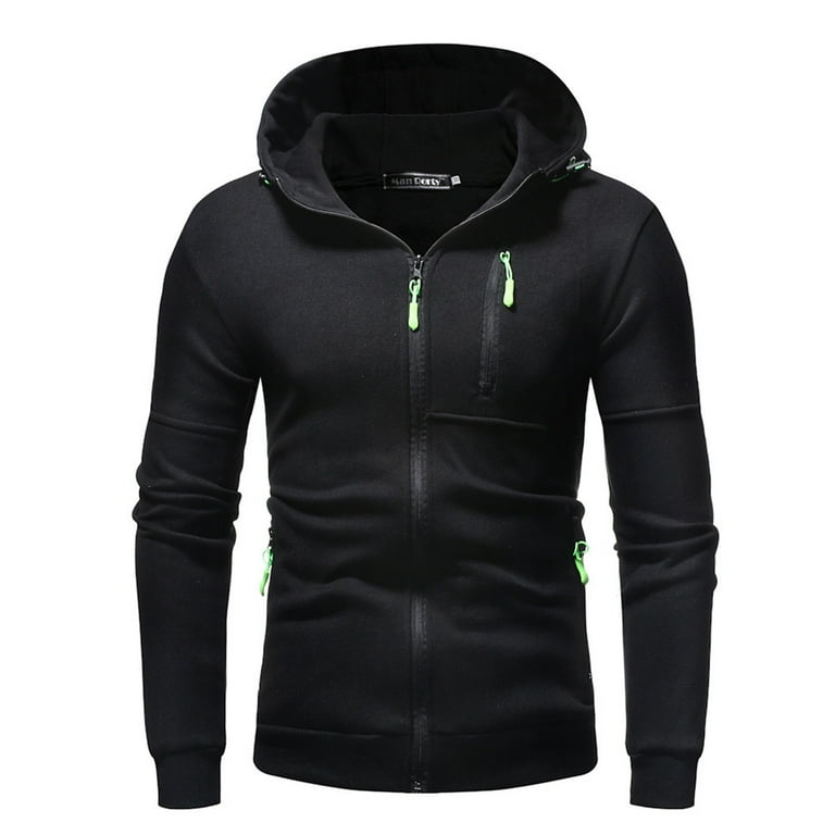 YanHoo Men Zip Up Hoodies Sale Walmart Deals Mens Gym Sports