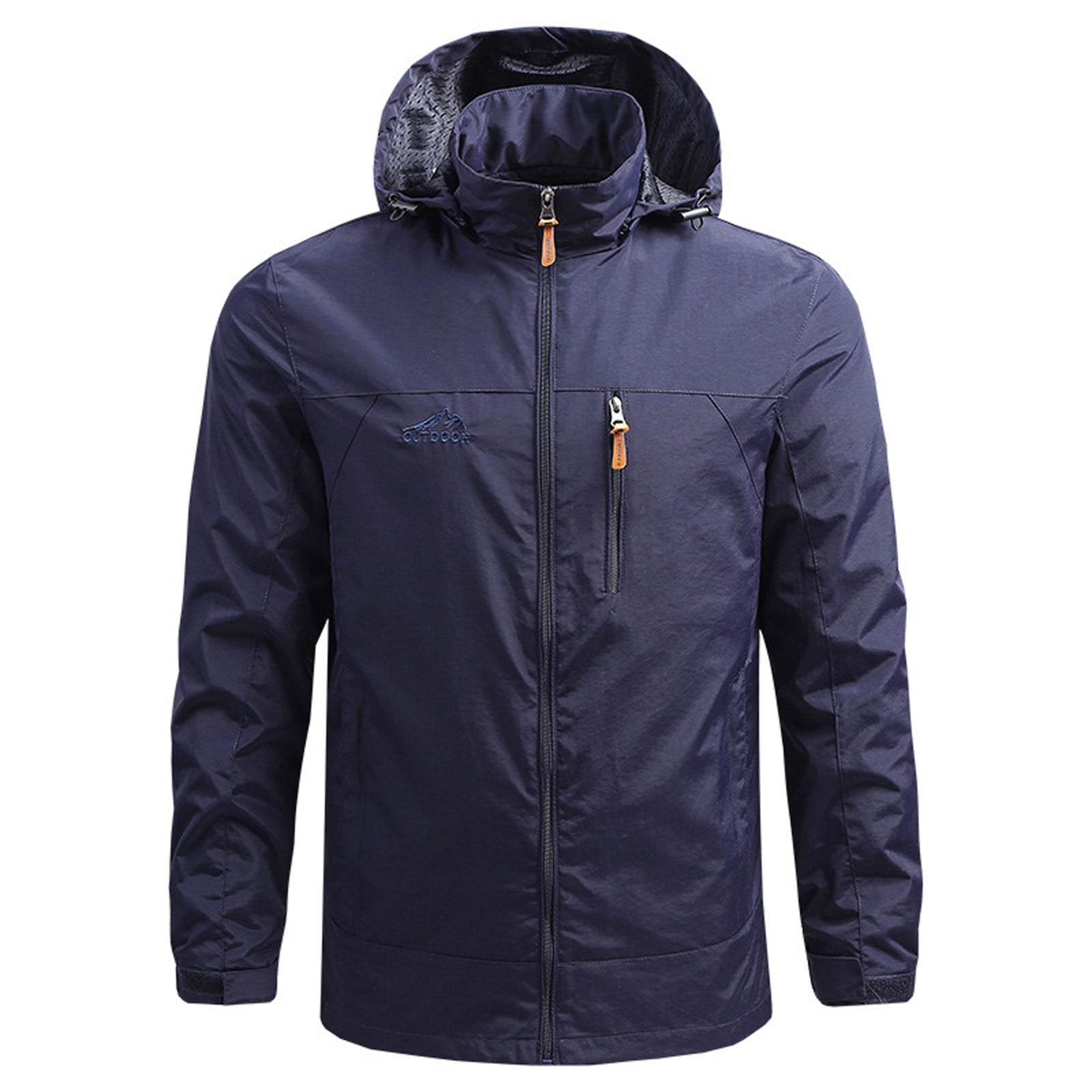 YanHoo Men s Waterproof Rain Jacket Lightweight Rain Coat