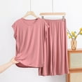 thumbnail image 1 of YanHoo Pajama Set for Women Plus Size Loose Fit Summer Sleeveless Tank Tops Pjs Sets 2 Piece Lounge Set Comfy Pants Sleepwear, 1 of 4