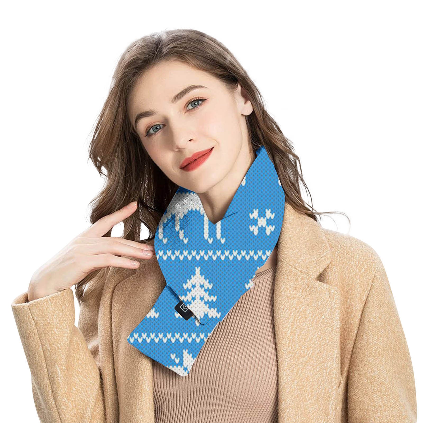 YanHoo Self Heating Warming Scarf Heated Scarf for Women Men USB