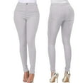 thumbnail image 1 of YanHoo Stretchy Jeans for Women High Waist Jeggings Slim-Leg Skinny Jeans Trendy Casual Pull on Denim Pants with Pockets Gray,L, 1 of 7