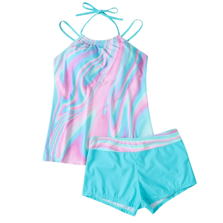 YanHoo Swimsuits for Women Over 50 Bathing Suit for Women Tankini 2 Piece Swimsuits for Older Women Clearance Plus Size Tankini Tummy Control Swimsuits for Women Walmart
