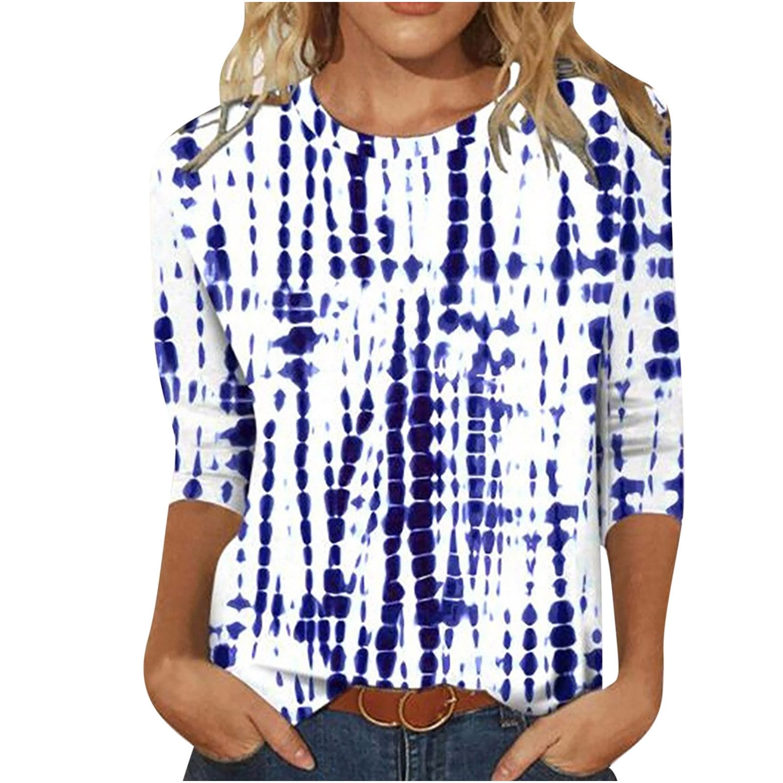 YanHoo Women 3/4 Sleeve Tshirt Graphic 3/4 Sleeve Tops for Women 3/4 ...