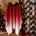 thumbnail image 1 of YanHoo Women's Hooded Cloak Gradient Color Cape Holiday Outwear Halloween Costumes Womens Witch Costume, 1 of 8