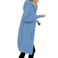 thumbnail image 1 of YanHoo Women's Plus Size Casual Zip Up Hoodie Long Tunic Sweatshirts Fleece Jackets 2023 Fall Winter Clearance Sale, 1 of 7