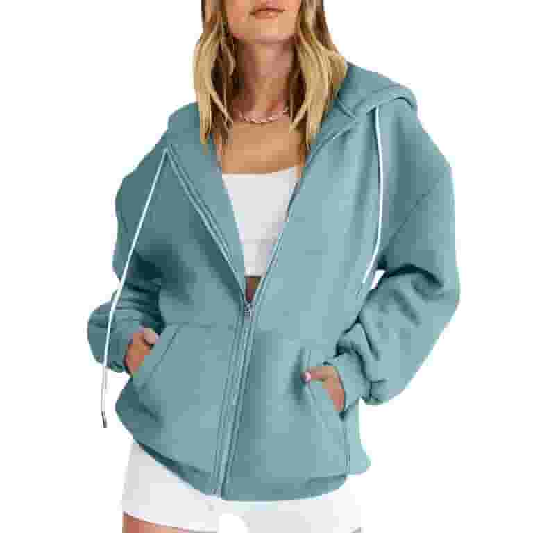ladies zip up hoodies