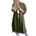 thumbnail image 1 of YanHoo Womens Long Cardigan Sweaters 2024 Fall Trendy Casual Open Front Knit Sweater Coat Long Sleeve Loose Cardigan Outerwear Womens Cardigan Sweaters Clearance Sale, 1 of 9