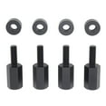 YanMaoYi 4Pcs Seat Lift Mount Kits 2 Inch Black Reliable Rugged UTV