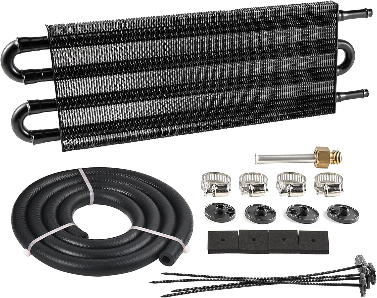 YanMaoYi YanMaoYi 5/16" Transmission Oil Cooler, 4 Pass Tube and Fin