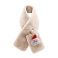 thumbnail image 1 of YanQiao Boys And Girls' Scarves For Christmas Cute Thick And Warm Scarves Free Size Beige, 1 of 3