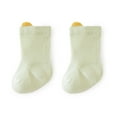 thumbnail image 1 of YanQiao Children's Solid Color Cotton Baby Newborn Cotton Socks Baby Socks 3 Years Green, 1 of 2