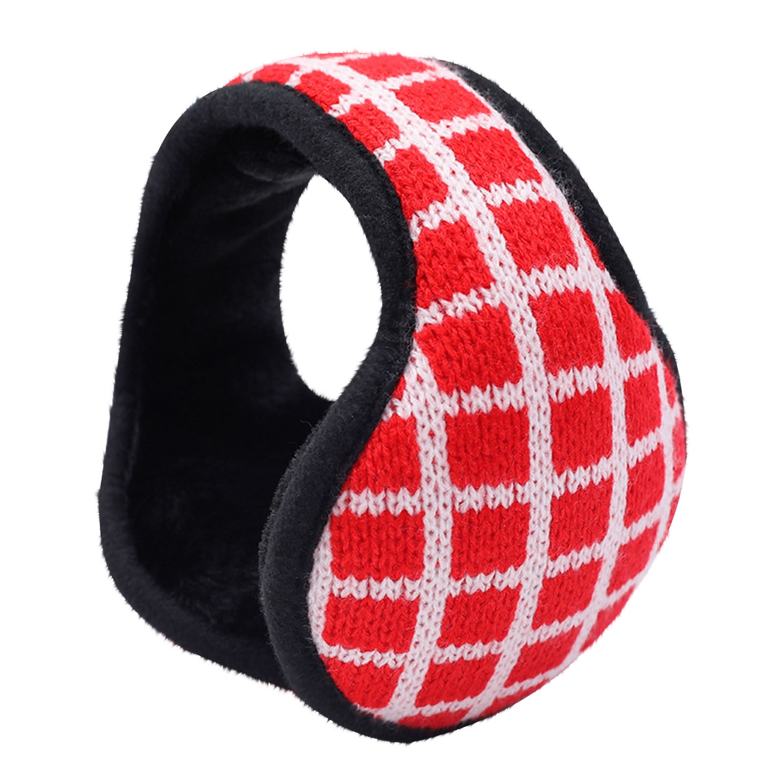 YanQiao Ear Muffs for Men Warm Plaid Earmuffs Foldable Ear Warmer ...