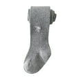 thumbnail image 1 of Rohuuque Kids Girl Mid-calf Knee High Socks Casual Dress Socks Long Tube Anti Skid Cotton Socks For Spring and Summer Free Size Dark Gray, 1 of 2