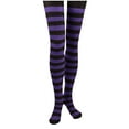 thumbnail image 1 of Rohuuque Kids Girl Mid-calf Knee High Socks Casual Dress Socks Long Tube Anti Skid Cotton Socks For Spring and Summer Free Size Purple, 1 of 2