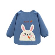 Close Pop-in Bavoir Bébé Manches Longues Imperméable Orang-outan – Poche Géante – 6-18 Mois – Lavable 40°C