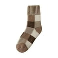 thumbnail image 1 of Gpaecead Men's And Women's Heavy Thick Cotton Socks Winter Knit Thermal Soft Warm Comfort Crew Socks Free Size Khaki, 1 of 4