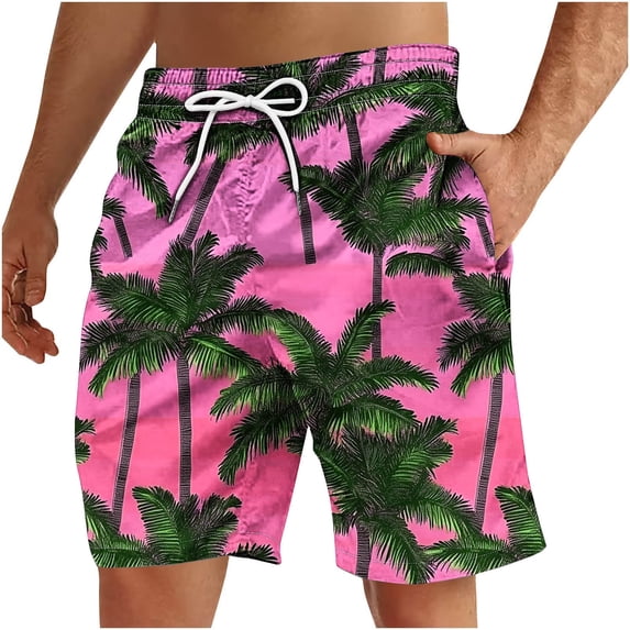 Gpaecead Men's Printed Casual Sports Shorts with Pocket and Drawstring - Beach Pants 5XL Sky Blue