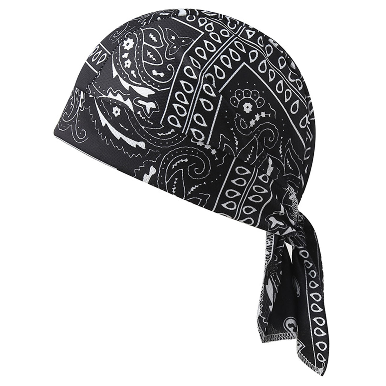 YanQiao Mens Womens Candy Head Wrap Wave Skull Cap Sports Anti