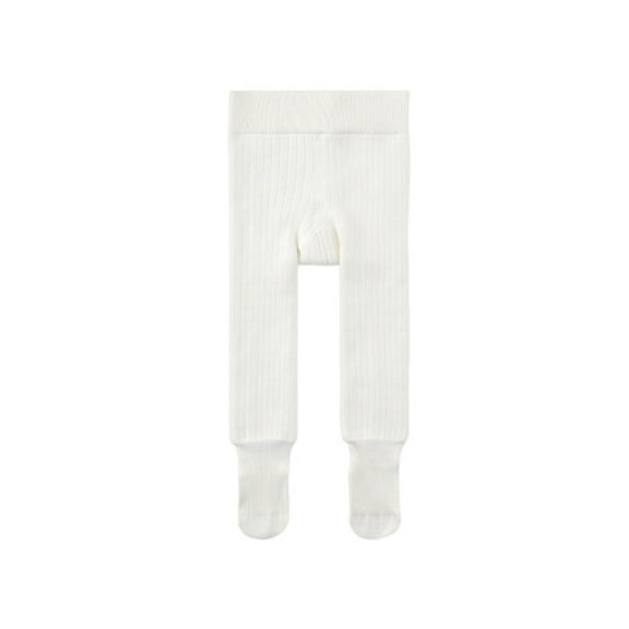 Rohuuque Winter Tights for Girls Stockings Warm Fleece Lined Leggings Pantyhose 6 Years White