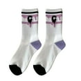 thumbnail image 1 of Gpaecead Women's Valentine Socks - Valentine's Day Cotton Crew & Half Calf Socks Free Size Purple, 1 of 5