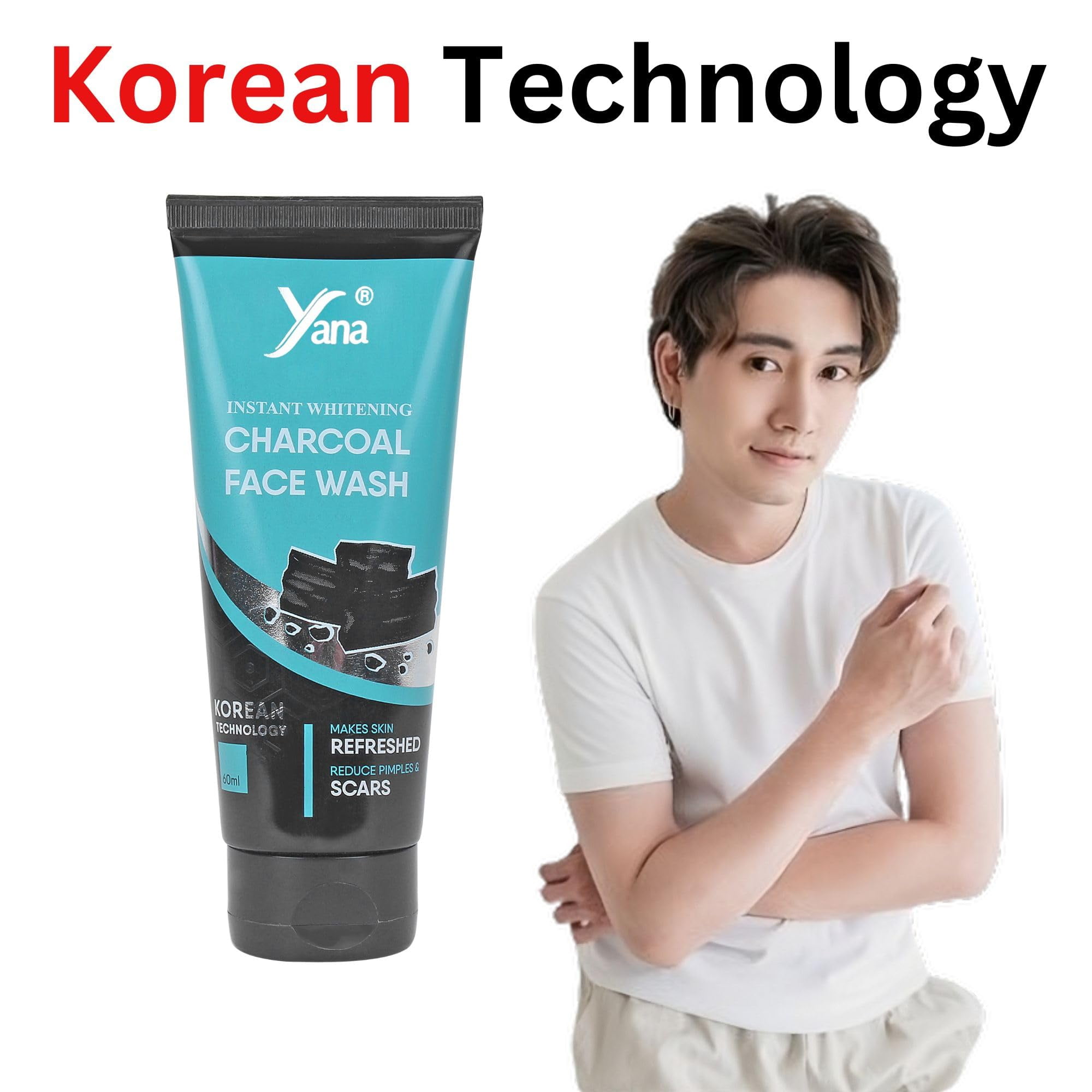 Yana Dirt, Pollution & Oil Control Charcoal Face Wash travel size