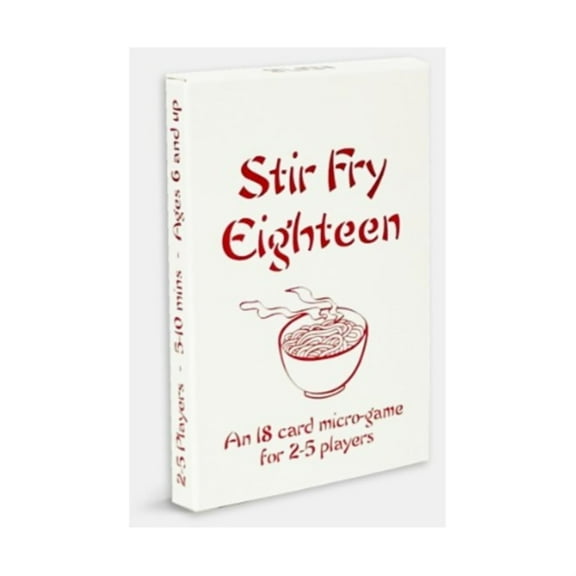 Yanaguana Games YAN1 Stir Fry Eighteen Non Collectible Card Games