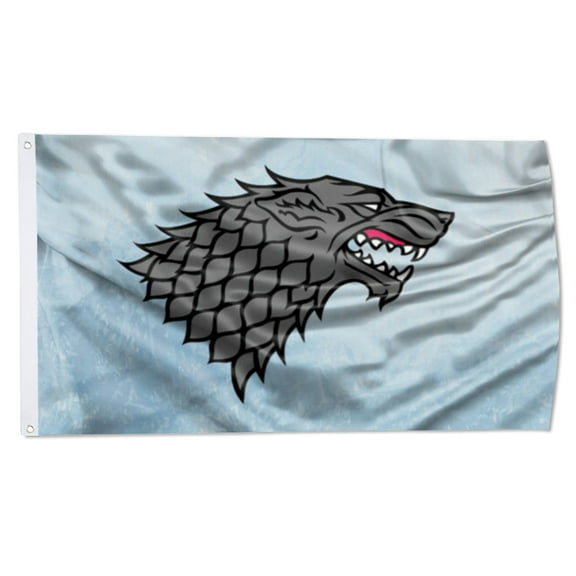 Yanbooch 3 ft x 5 ft Polyester House Stark Outdoor Flag and Banner, UV Resistant