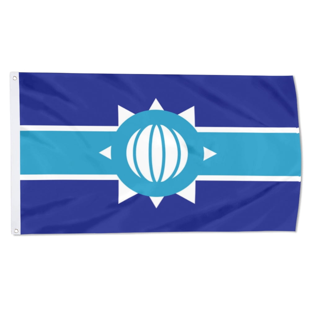 DecrPlus Flagge Mit Herzmotiv – 90x150 Cm, Blau, Aus Polyester, Für Garten & Innenbereich