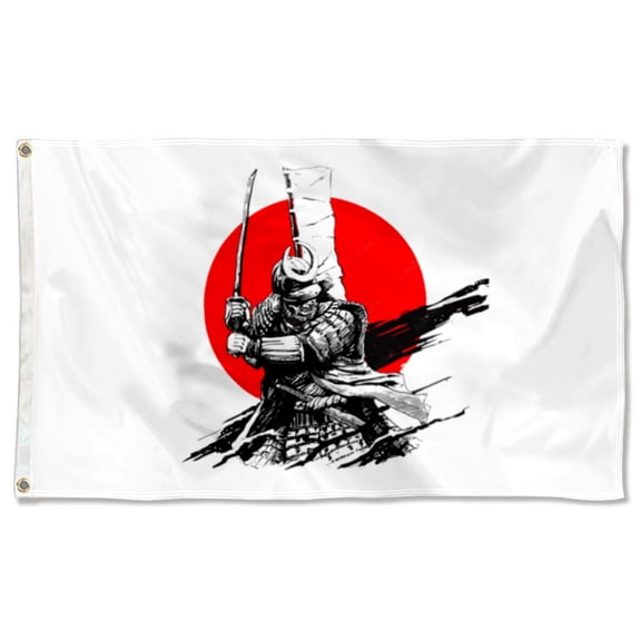 Yanbooch Beasty Samurai Flags Banner Home Yard Garden Decor 3x5Feet