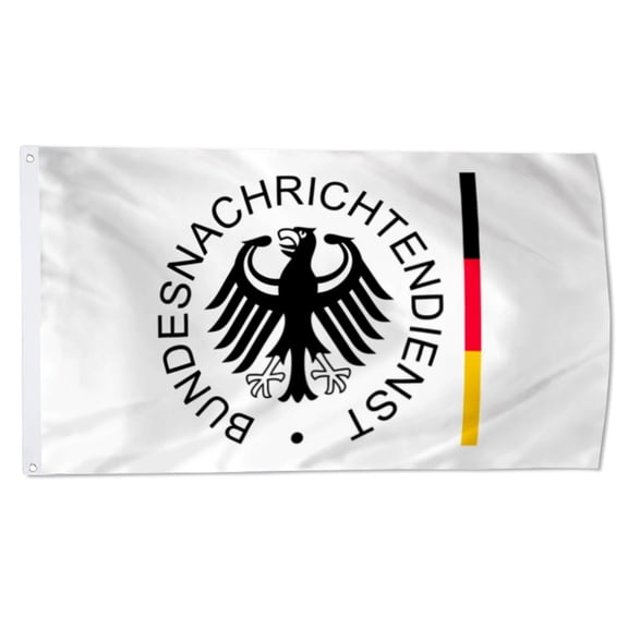 Yanbooch Bundesnachrichtendienst BND The Federal Intelligence Service Germany Flag banner with Grommets Man cave Decor 3x5Feet