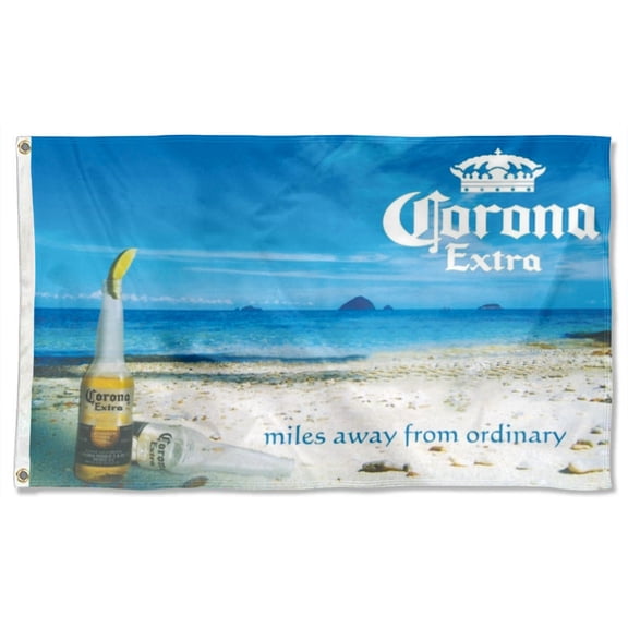 Yanbooch CORONA BEACH BEER Flags Banner Home Yard Garden Decor 3x5Feet