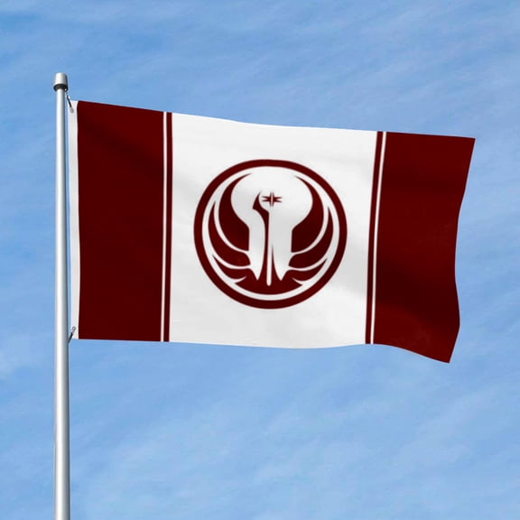 Old Galactic Republic Flag banner with Grommets Man cave Decor 3x5ft