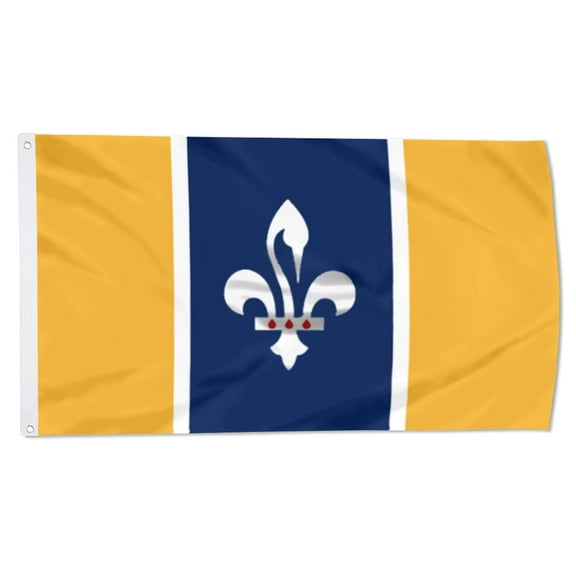 Yanbooch Louisiana State Flag banner with Grommets Man cave Decor 3x5Feet