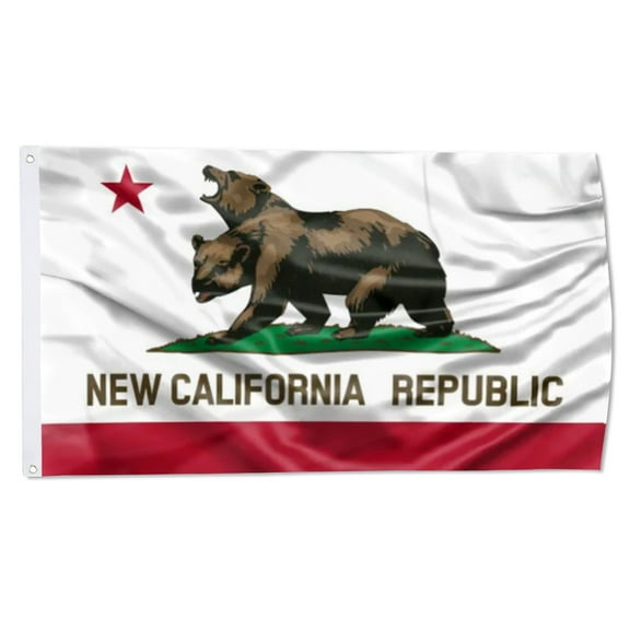 Yanbooch New California Republic Fallout Flag banner with Grommets Man cave Decor 3x5Feet