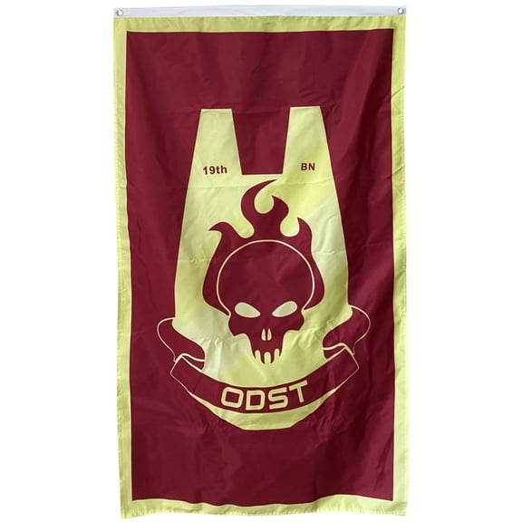 Yanbooch Orbital Drop Shock Troopers flag ODST Flags vertical banner with Grommets Man cave Decor 3x5Feet
