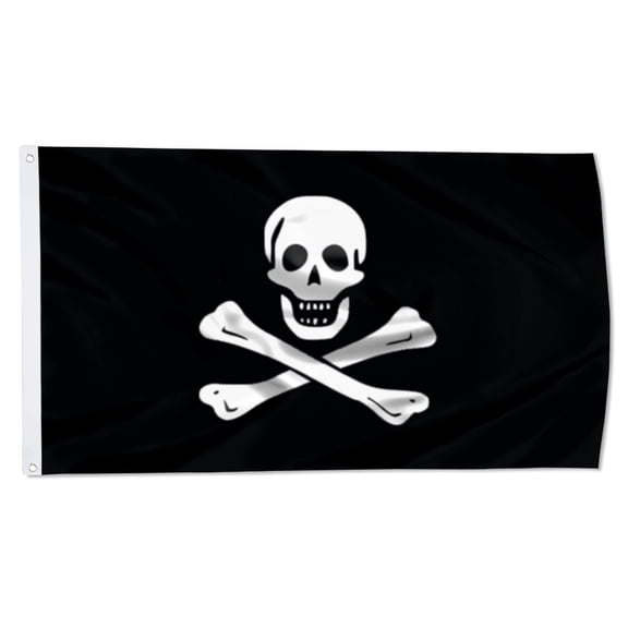 Yanbooch Pirate Bones Flag banner with Grommets Man cave Decor 3x5Feet